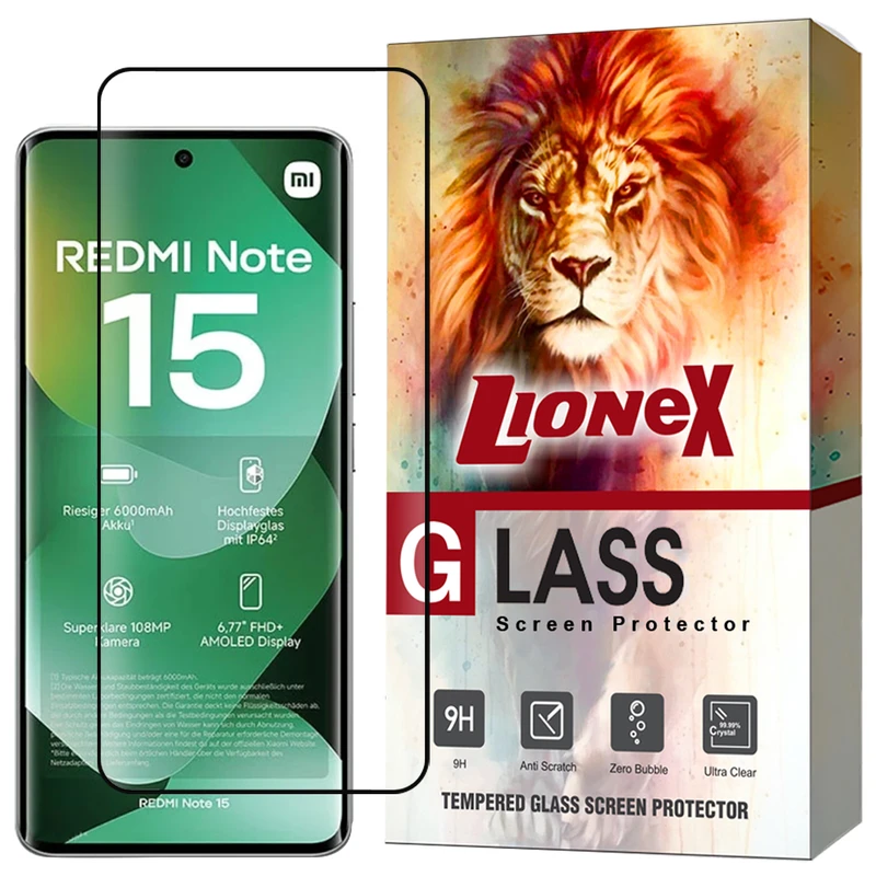 محافظ صفحه نمایش لایونکس مدل FUEL30 مناسب برای گوشی موبایل شیائومی Redmi Note 15 4G