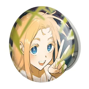 آینه جیبی خندالو طرح اوشیو انیمه سامرتایم رندرینگ مدل تاشو کد 24222 