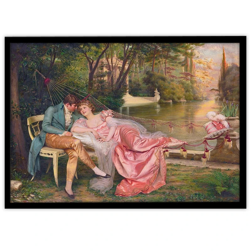 تابلو بکلیت طرح نقاشی فرانسوی مدل B-15486