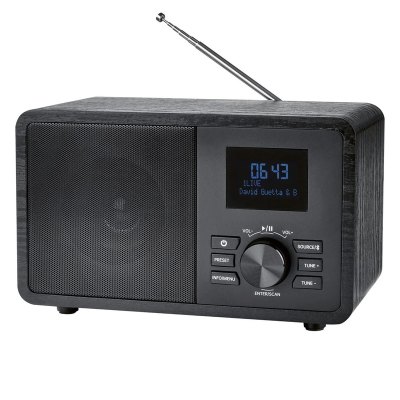 رادیو اسپیکر FM سیلور کرست مدل DAB دارای ورودی AUX