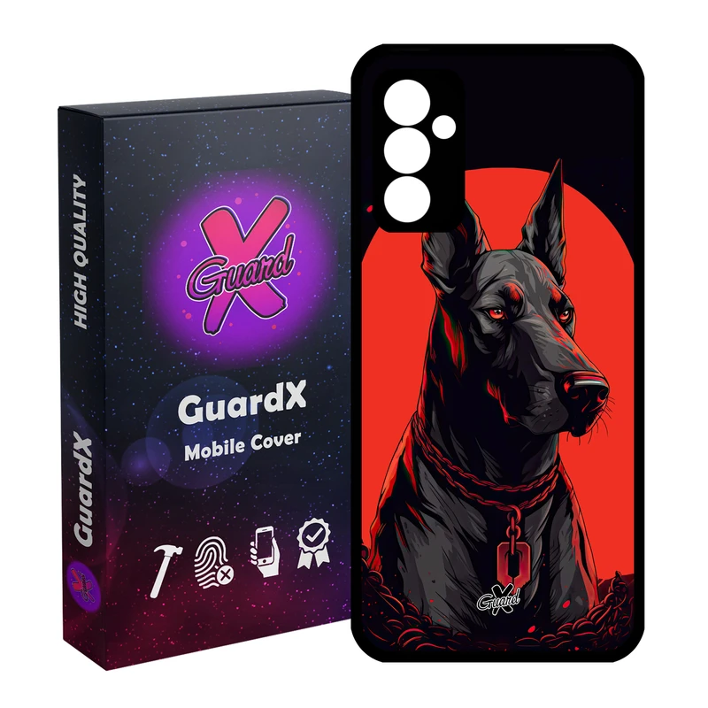 کاور گارد ایکس طرح سگ مدل Glass10621 مناسب برای گوشی موبایل سامسونگ Galaxy A15 4G / A15 5G