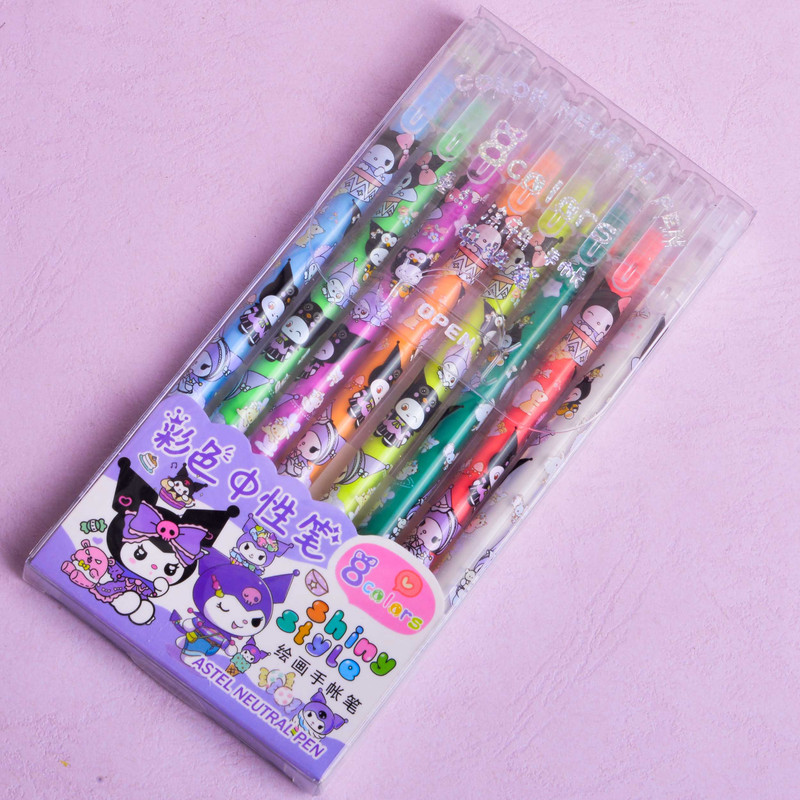 روان نویس مدل کرومی بسته 8 عددی