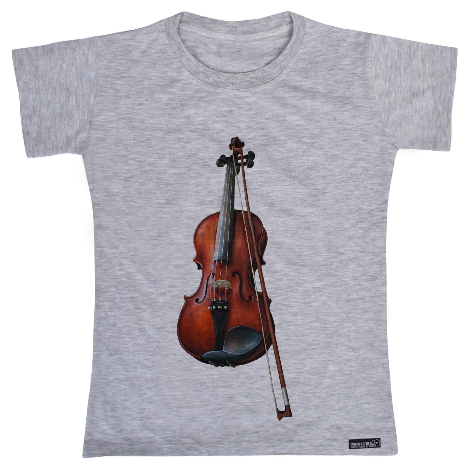 تاپ دخترانه 27 مدل Violin Fiddle Bow کد MH830 -  - 1