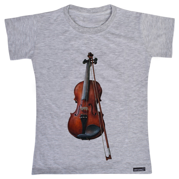 تاپ دخترانه 27 مدل Violin Fiddle Bow کد MH830