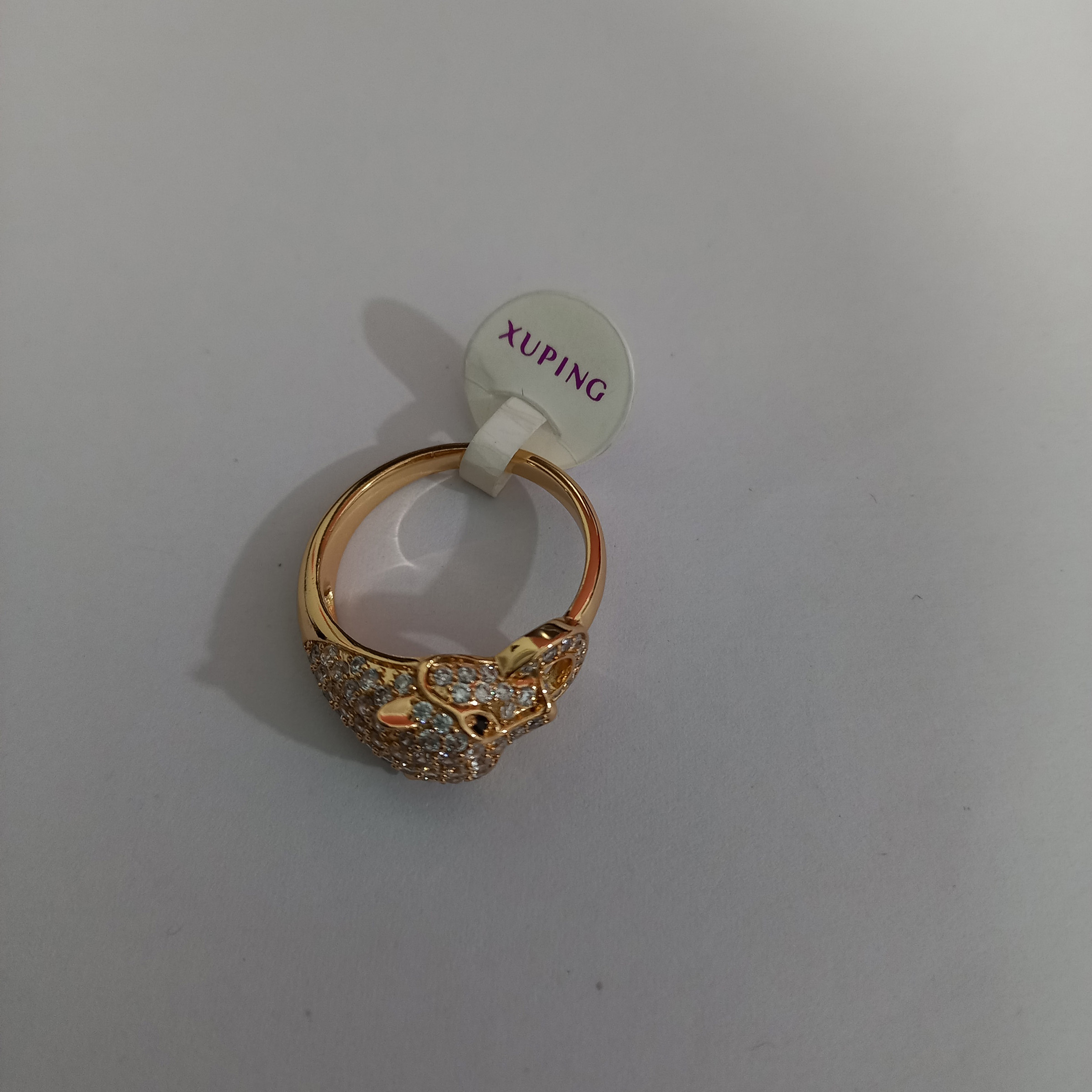 انگشتر زنانه ژوپینگ مدل ببر بنگال کد R140 انگشتر زنانه ژوپینگ مدل ببر بنگال کد R140