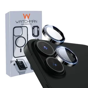 محافظ لنز دوربین واچ من مدل RingMetal-4K مناسب برای گوشی موبایل اپل iphone 16 / 16 plus