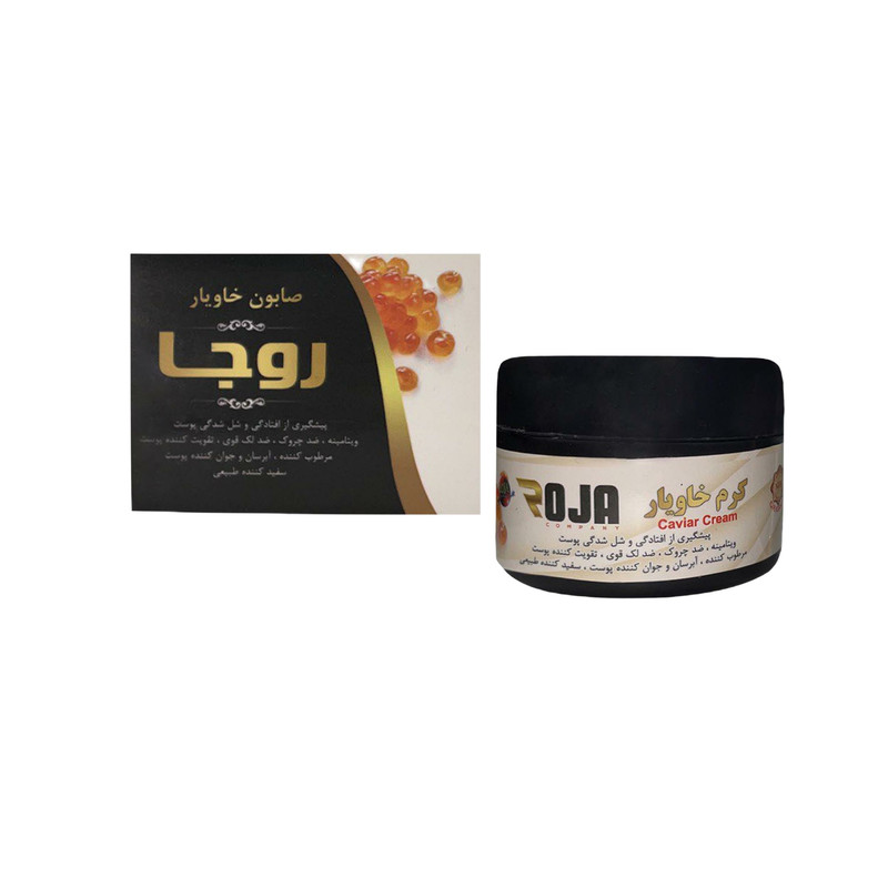 کرم سفت کننده پوست روجا  مدل خاویار حجم 100 میلی لیتر
