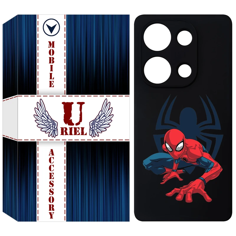 کاور یوریل مدل KSH کد 75 طرح اسپایدرمن مناسب برای گوشی موبایل شیائومی Redmi Note 13 Pro 4G / Poco M6 Pro 4G
