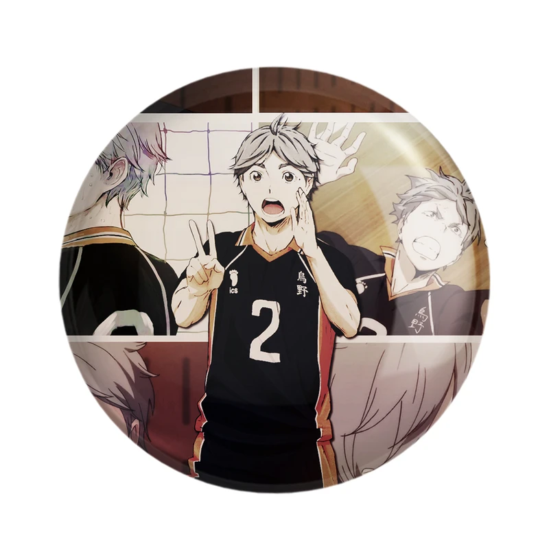 مگنت خندالو طرح میا اوسامو انیمه هایکیو Haikyu کد 17799