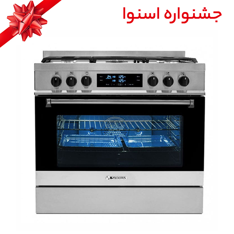 نکته خرید - قیمت روز اجاق گاز 5 شعله اسنوا مدل SGC5-6111N Valentino Series خرید