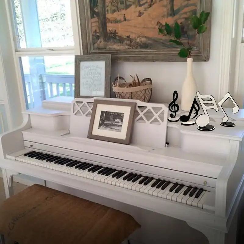 ماکت دکوری مدل نت های موسیقی  کد MD036PK مجموعه 4 عددی