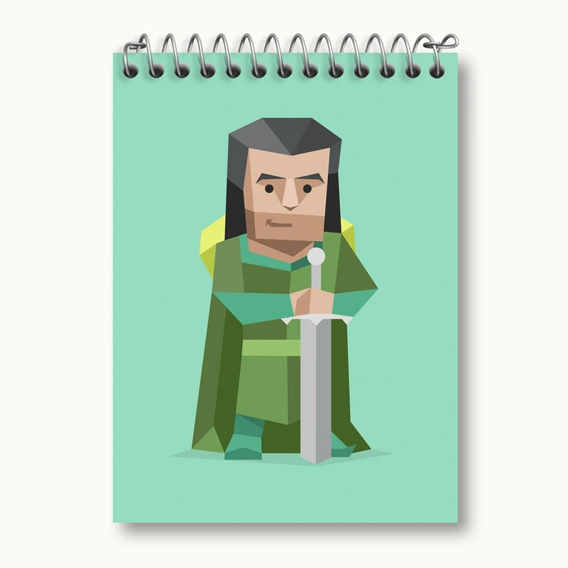 دفتر یادداشت 50 برگ خندالو مدل تایپ شخصیتی پیش قدم ENFJ کد 7701