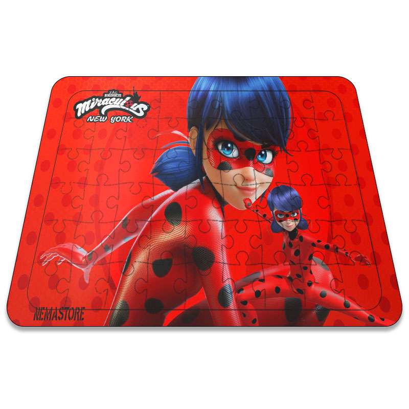 پازل 54 تکه نمااستور طرح دختر کفشدوزکی کد 1037