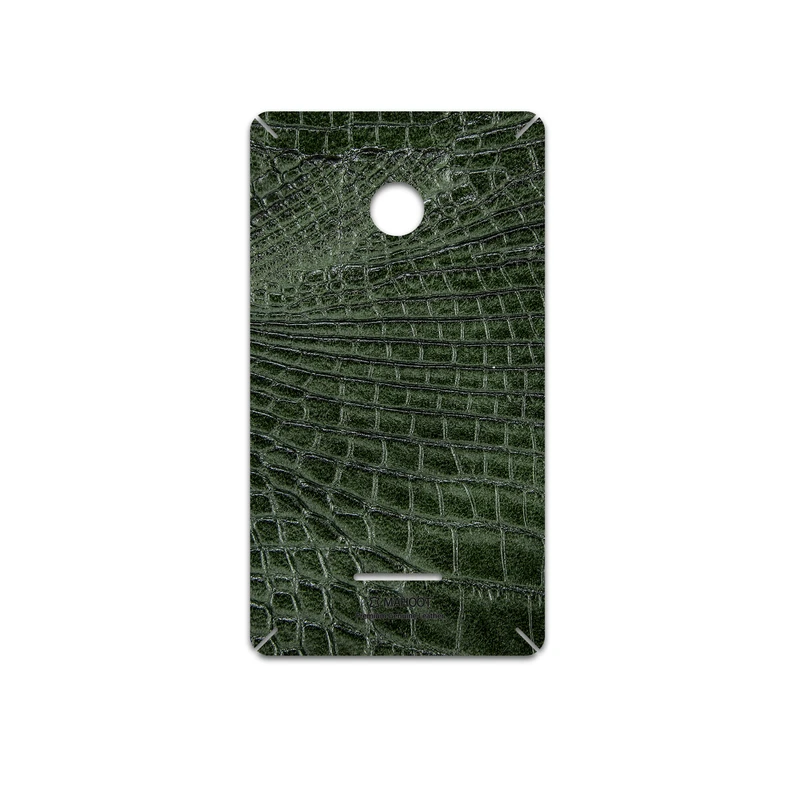 برچسب پوششی ماهوت مدل Green-Crocodile-Leather مناسب برای گوشی موبایل مایکروسافت Lumia 532