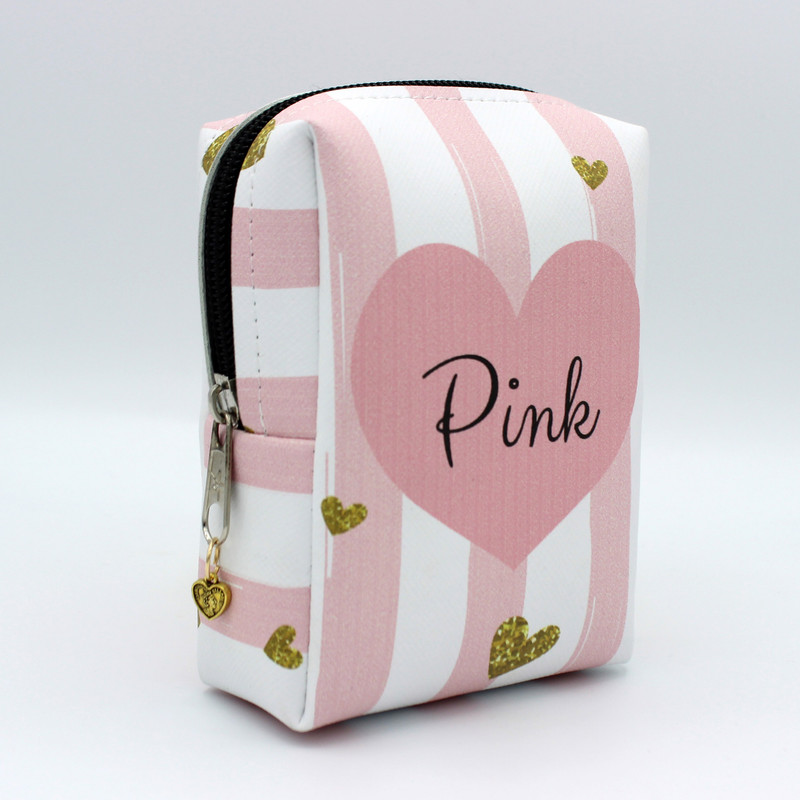 کیف لوازم آرایش زنانه مدل قلبی کد IDM 519