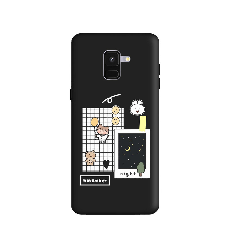 کاور طرح تقویم دخترانه کد m2525 مناسب برای گوشی موبایل سامسونگ Galaxy A8 Plus 