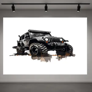 استیکر طرح ماشین افرود مدل لندرور کد PD1311109