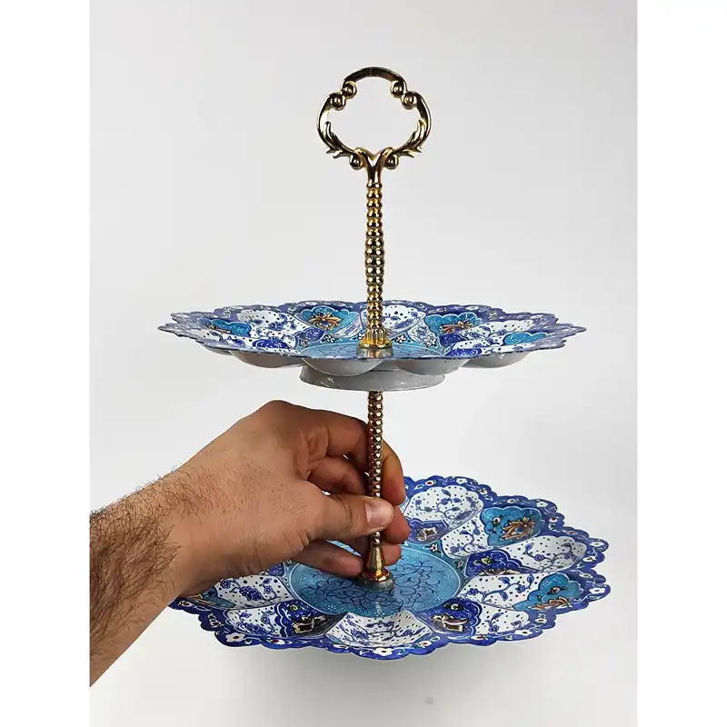 شیرینی خوری میناکاری مدل اسلیمی