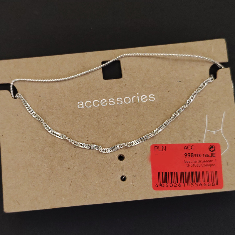 پابند زنانه اکسسورایز مدل دو لاین مینیمال کد 897