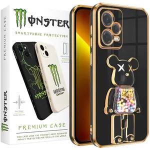 Bead Bear-1 monster cover suitable for Xiaomi Redmi Note 12 Pro Plus 5G mobile phone with holder base