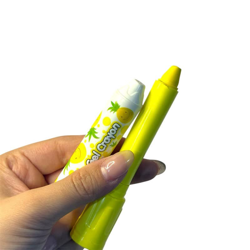 مداد شمعی 6 رنگ ژل کریون آریا مدل 1961