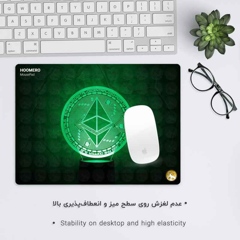 ماوس پد هومرو طرح ارز دیجیتال مدل A2434