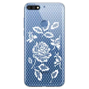 Megafone Flower C43-W Cover For Huawei Y7 Prime 2018 / Y7 2018