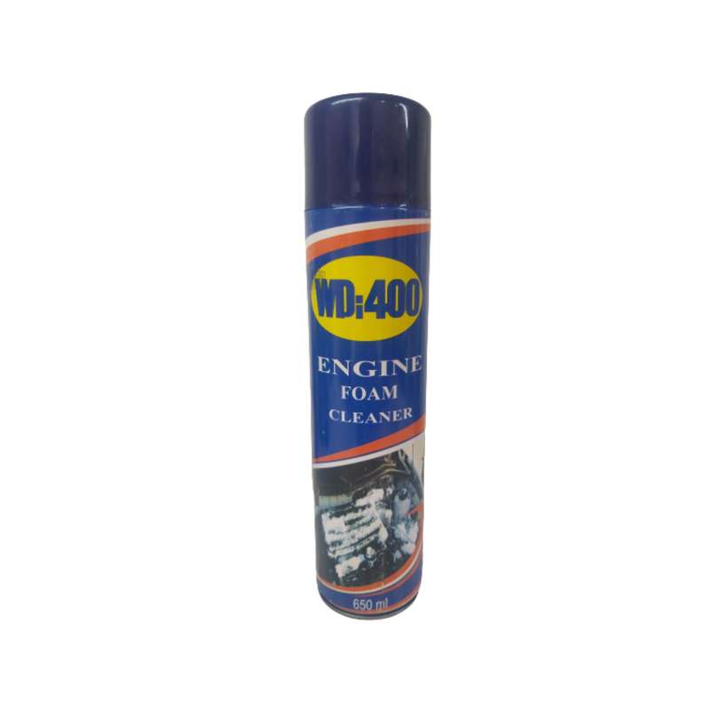 اسپری فوم تمیز کننده موتور خودرو دبلیو پی آی مدل ENGINE FOAM CLEANER حجم 650 میلی لیتر 