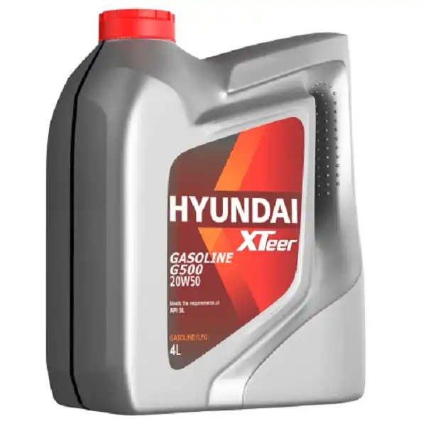 روغن موتور هينوداي اكس تير مدل G500 20W50 SL حجم 4 ليتر