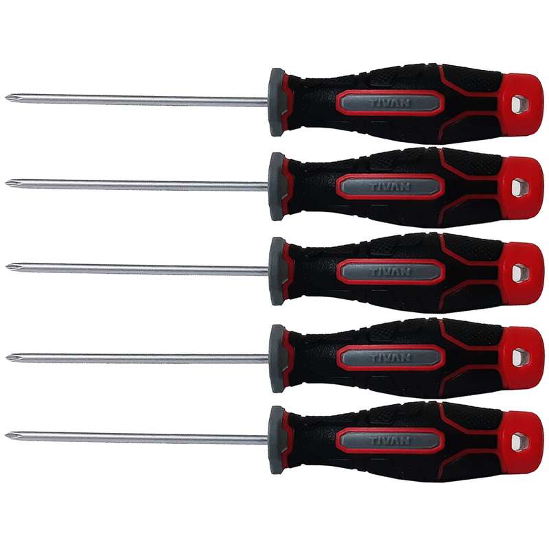 پیچ گوشتی چهارسو تیوان مدل HT- 00375 مجموعه 5 عددی پیچ گوشتی چهارسو تیوان مدل HT- 00375 مجموعه 5 عددی