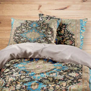 سرویس روتختی مدوپد طرح فرش تبریز مدل C-Tabriz65 یک نفره 4 تکه