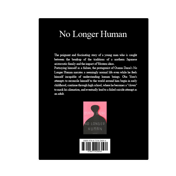 کتاب No Longer Human اثر Osamu Dazai انتشارات نبض دانش