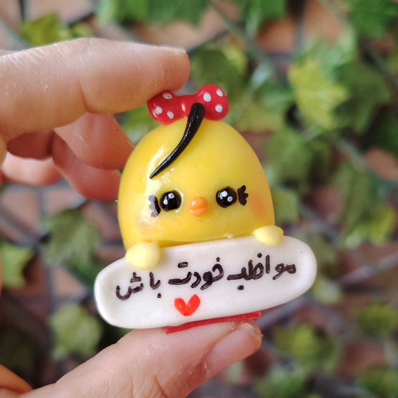 عروسک داشبوردی خودرو طرح جوجه ها مجموعه 3 عددی
