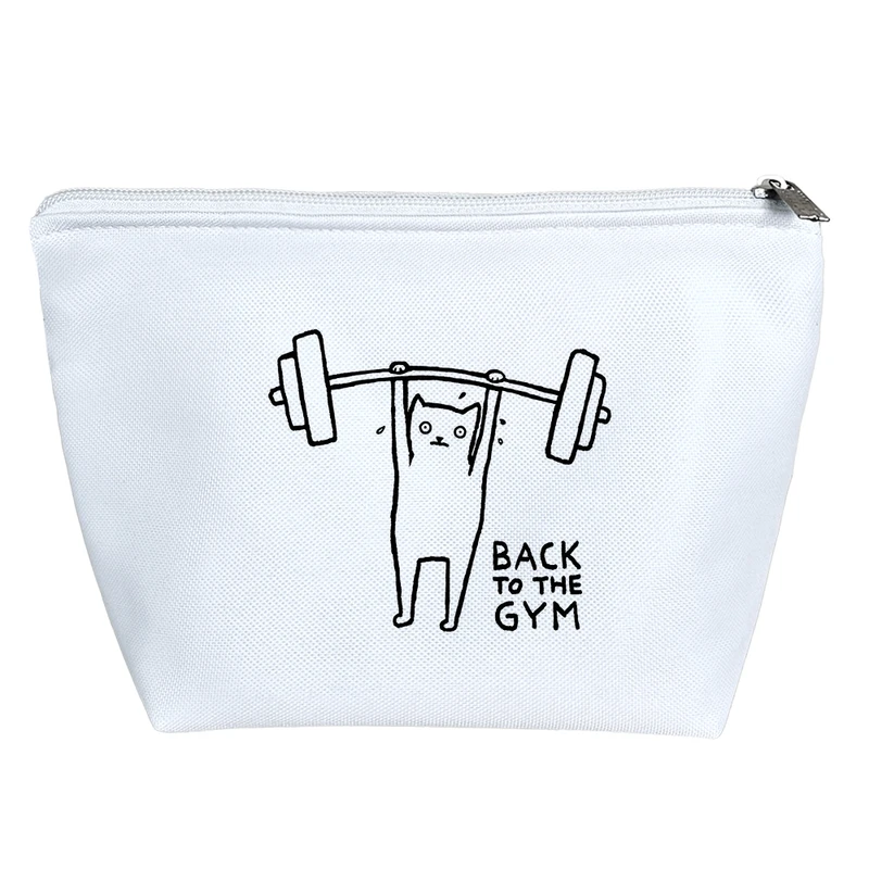 کیف لوازم آرایش دخترانه خندالو مدل گربه ورزشکار کد 3407