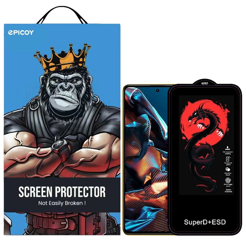 محافظ صفحه نمایش اپیکوی مدل Dragon ESD مناسب برای گوشی موبایل شیائومی Poco X5 Pro / X5 / X4 Pro 5G / X3 Pro / X3 NFC / X3 / X2