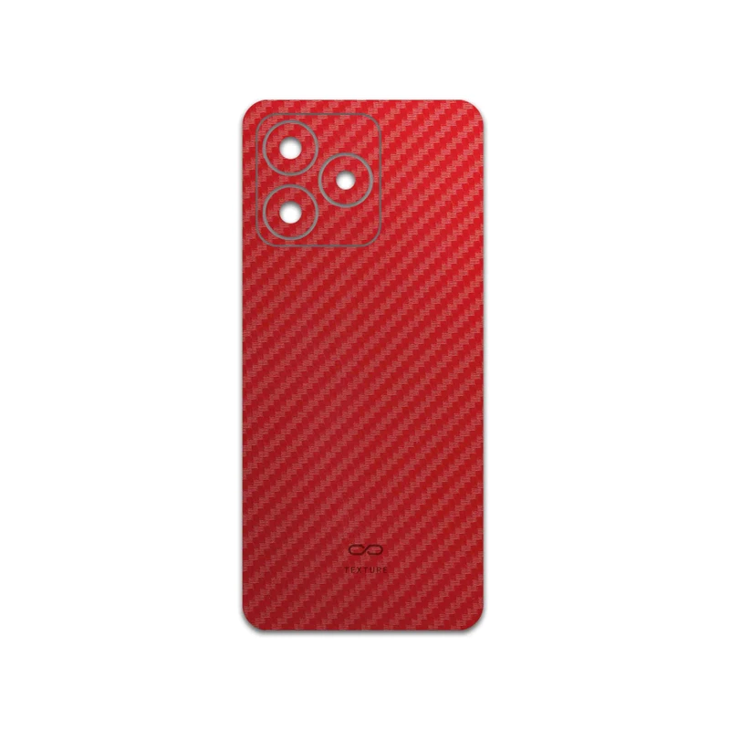 برچسب پوششی ماهوت مدل Red-Fiber مناسب برای گوشی موبایل ریلمی C53
