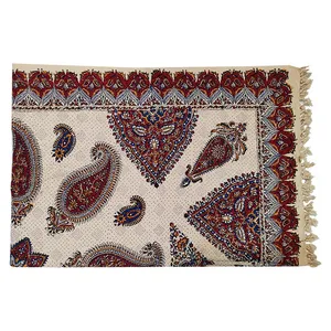 رومیزی قلمکار طرح بته جقه کد 100150-1