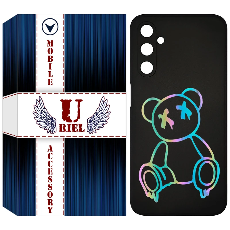 کاور یوریل مدل KSH کد 44 طرح خرس رنگی مناسب برای گوشی موبایل سامسونگ Galaxy A24