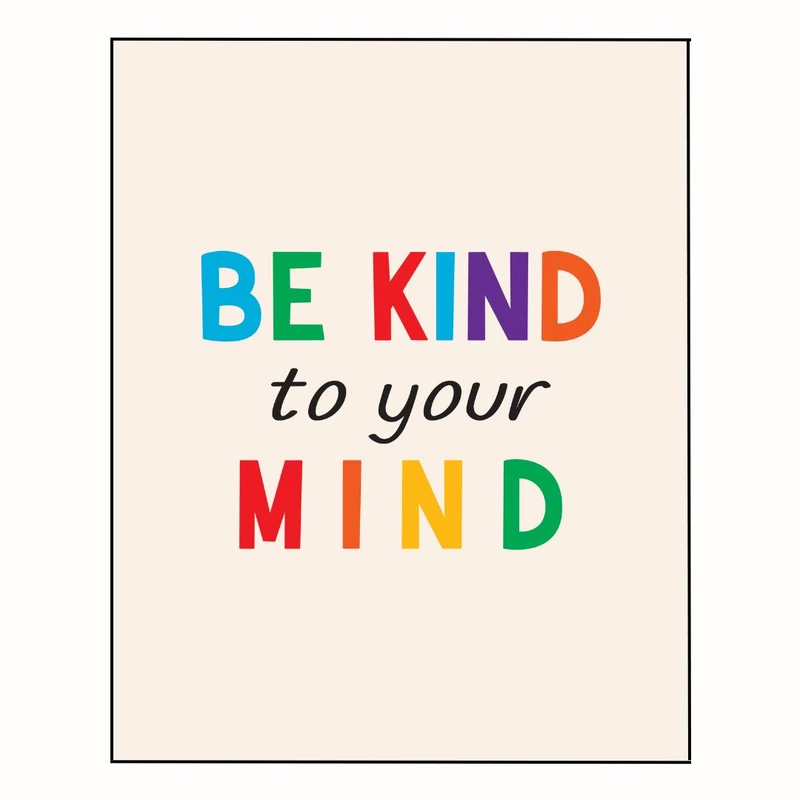 پوستر مدل به ذهن خود مهربان باشید