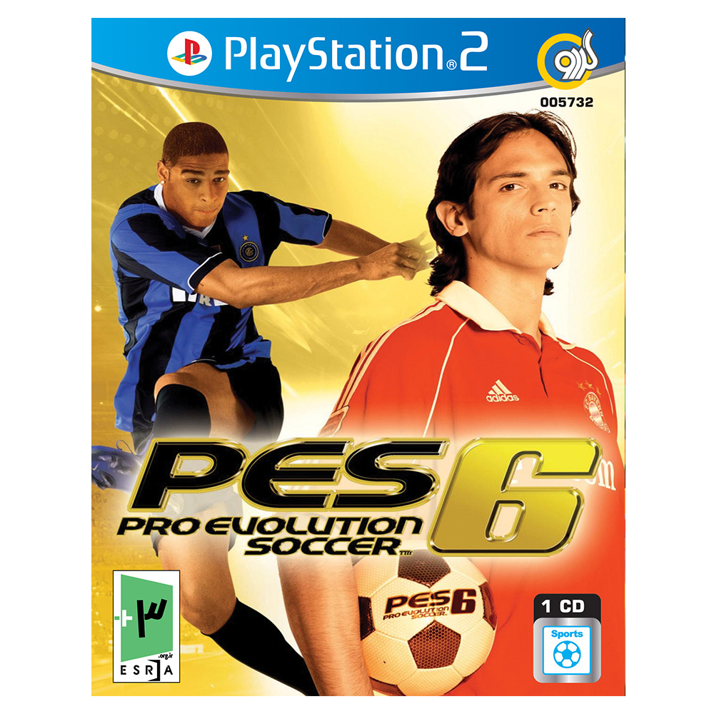 بازی PES 6 مخصوص PS2 نشر گردو