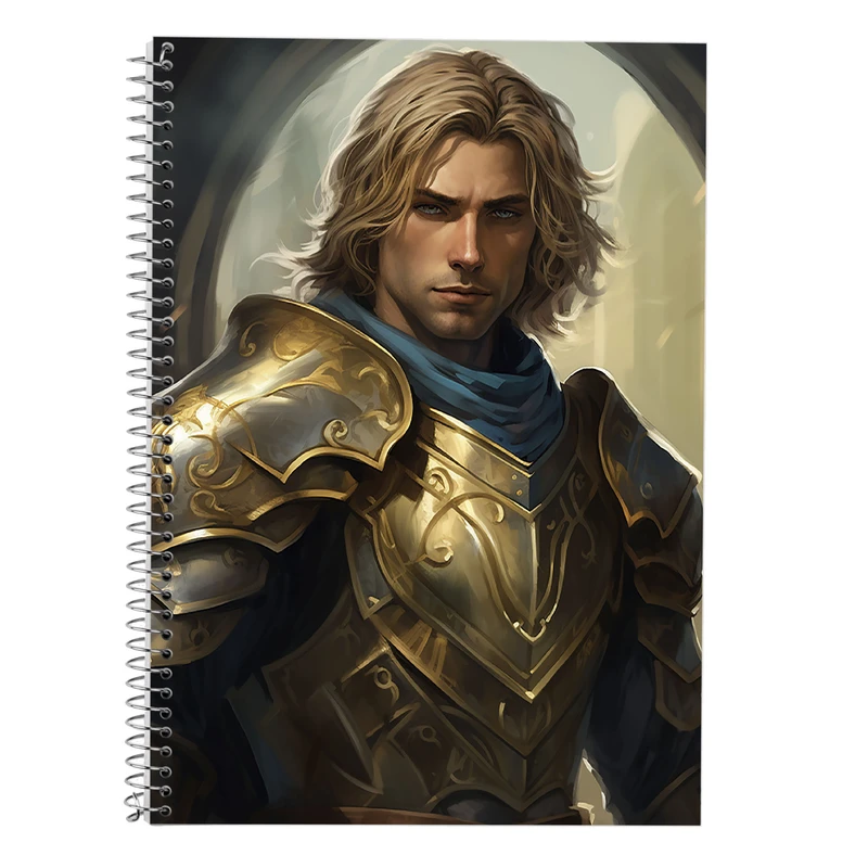 دفتر زبان 50 برگ مدوپد مدل دوخط طرح  ارباب حلقه ها The Lord of the Rings کد DF3123