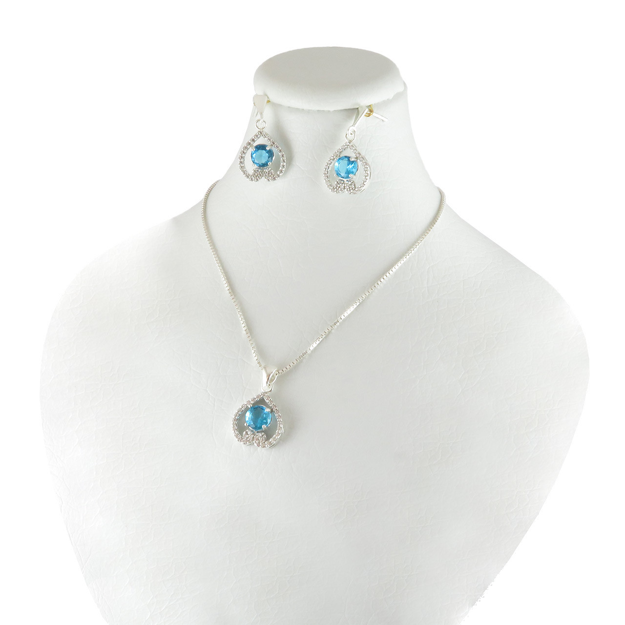 نیم ست نقره زنانه مدل AV184-S6.5 C1