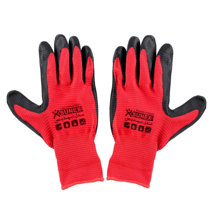 دستکش ایمنی سانکس مدل بهدیس بسته 6 جفتی