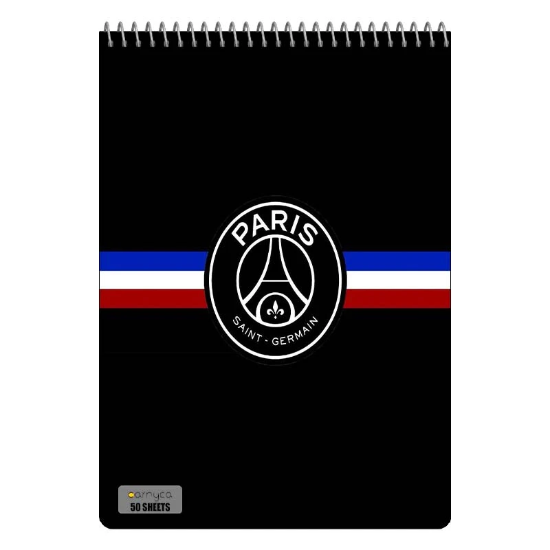 دفتر نقاشی 50 برگ سیمی کارنیکا طرح پاری سن ژرمن Paris Saint Germain کد 70123
