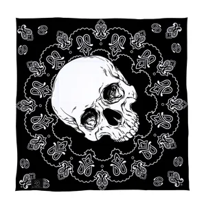  دستمال سر و گردن 27 طرح اسکلت کد B12