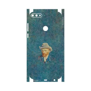 MAHOOT Self portrait with a gray felt hat-FullSkin Cover Sticker for Huawei Y7 Prime 2018