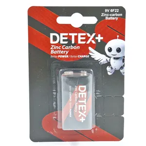 باتری کتابی دتکس پلاس مدل 6F22