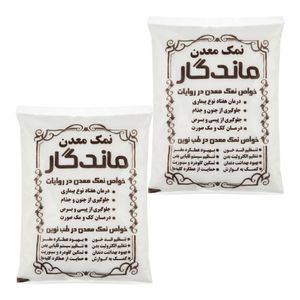 سنگ نمک ماندگار - 2 کیلوگرم بسته دو عددی