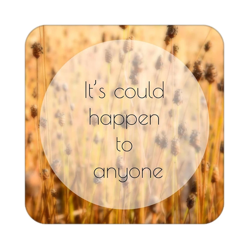 زیر لیوانی کاکتی طرح جملات انگیزشی و مثبت مدل mp24610