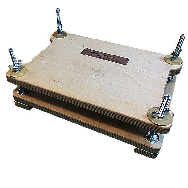 پرس رومیزی قالب گیری چرم مدل NZ-Wooden2X